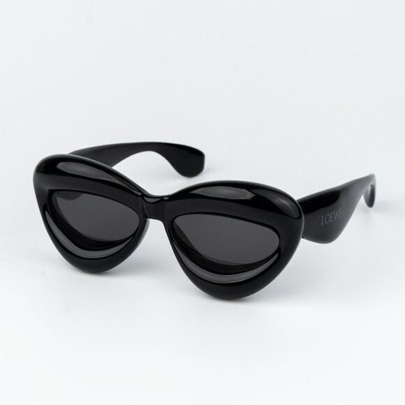Loewe INFLATED Women Sunglasses Black Grey Cat Eye LW40097I 01A NEW AUTHENTIC main image 10